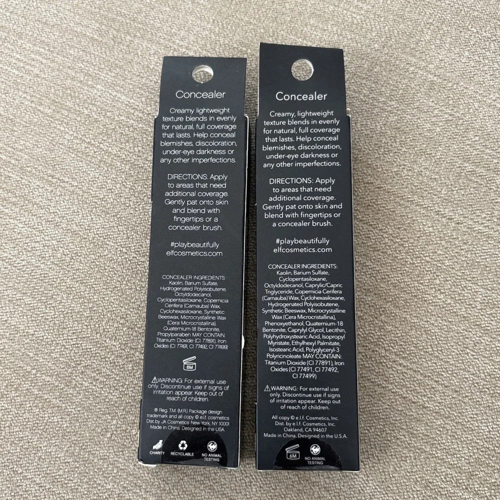 e.l.f. Concealer Creamy Lightweight Stick # Beige Discontinued SEALED pack of 2
